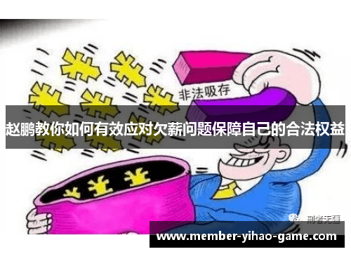 赵鹏教你如何有效应对欠薪问题保障自己的合法权益